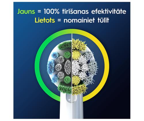 Braun Oral-B Precision Clean Pro, 4 tk, valge - Lisaharjad