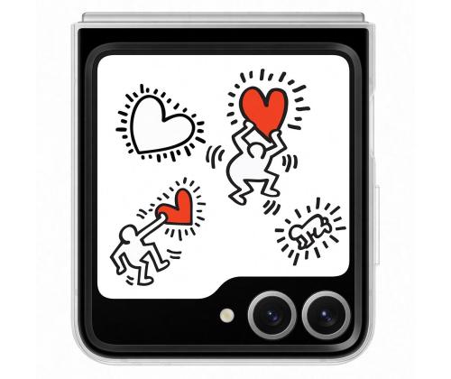 Samsung Flipsuit Case, Galaxy Flip6, valge - Silikoonümbris