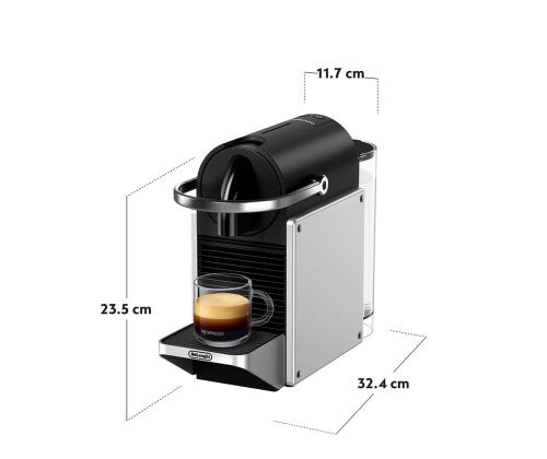 Nespresso Pixie, hõbedane - Kapselkohvimasin