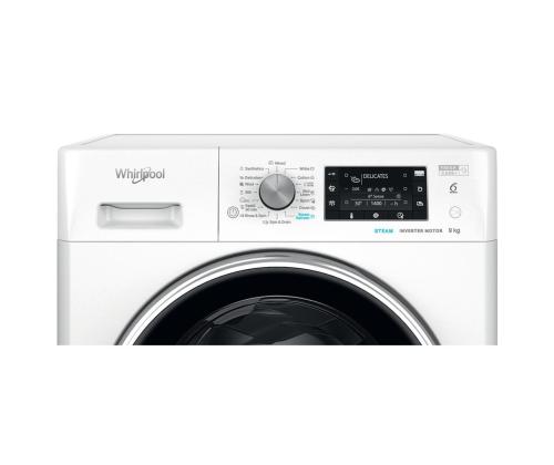 Whirlpool, 9 kg, sügavus 62.7 cm, 1400 p/min - Eestlaetav pesumasin
