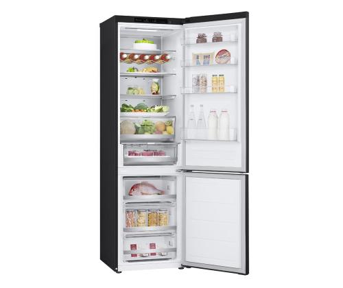 LG, NoFrost, 387 L, 203 cm, must - Külmik