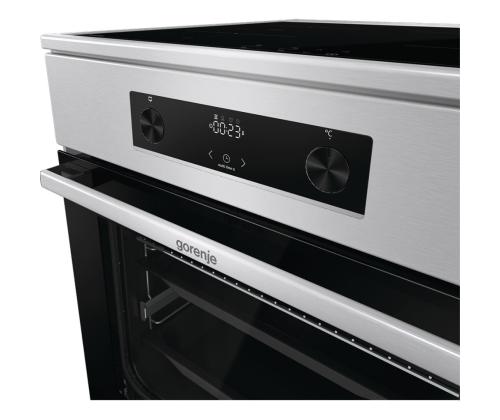 Gorenje, 71 L, laius 60 cm, roostevaba teras - Induktsioonpliit elektriahjuga