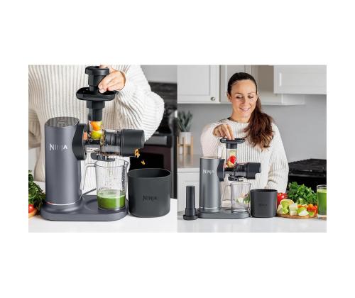 Ninja NeverClog, 150 W, hall - Külmpress-mahlapress