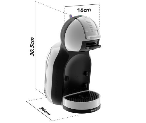 Krups NESCAFÉ® Dolce Gusto® Mini Me, hall/must - Kapselkohvimasin