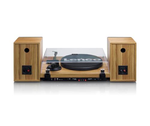 Lenco LS-500, pähklipuu - Vinüülplaadimängija kõlaritega