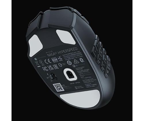 Razer Naga V2 HyperSpeed, must - Juhtmevaba hiir