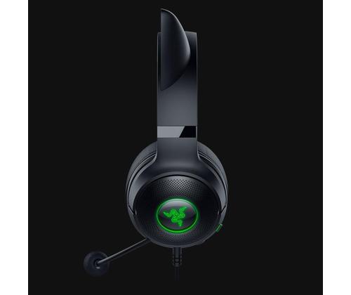 Razer Kraken Kitty V2, must - Juhtmega peakomplekt