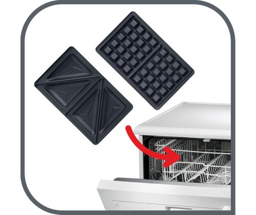 Võileivagrill vahetatavate plaatidega Tefal Snack Time