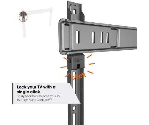 Vogel's TVM 5405 Fixed, fikseeritud, 32'' - 77'', hall - Teleri seinakinnitus