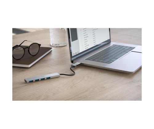 Hama USB Hub, 4x USB 3.2 Gen 1, USB-C adapter, hall - USB jagaja