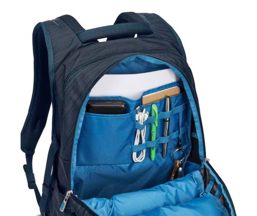 Thule Construct, 15,6", 28 L, must/sinine - Sülearvuti seljakott