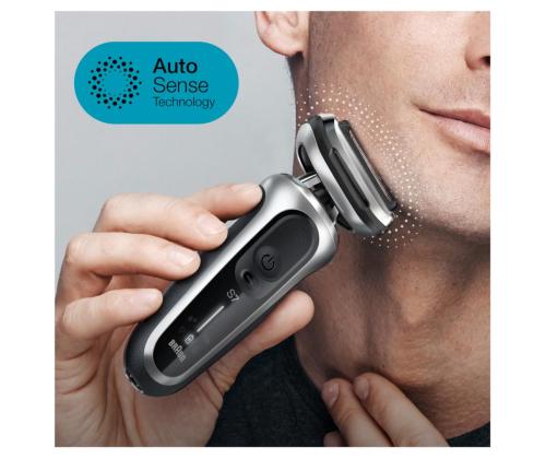 Braun Series 7 360° Flex, AutoSense, Wet & Dry, must/hõbedane - Pardel