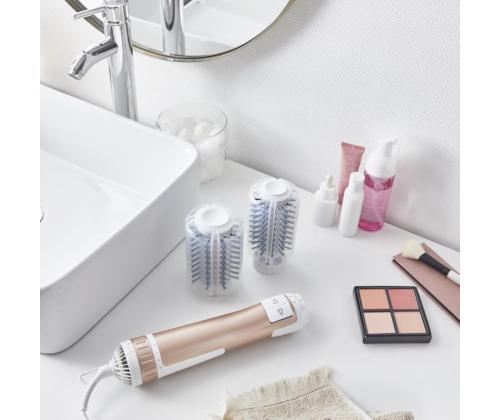 Rowenta Brush Activ Compact, 1000 W, valge/vaskne - Pöörlev Föön-Koolutaja