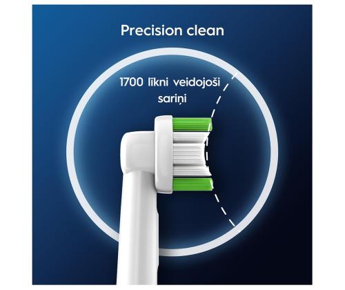 Braun Oral-B Precision Clean Pro, 4 tk, valge - Lisaharjad