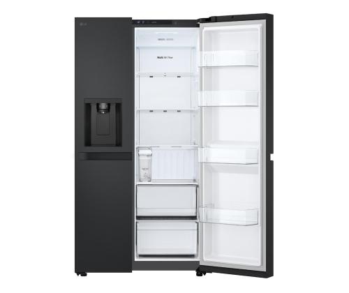 LG, Water & Ice Dispenser, 641 L, kõrgus 179 cm, must - SBS-Külmik