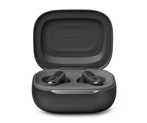 JBL Live Flex 3, must - Juhtmevabad kõrvaklapid