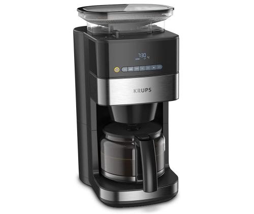 Krups Grind & Brew, 1.25 L, must - Filterkohvimasin veskiga