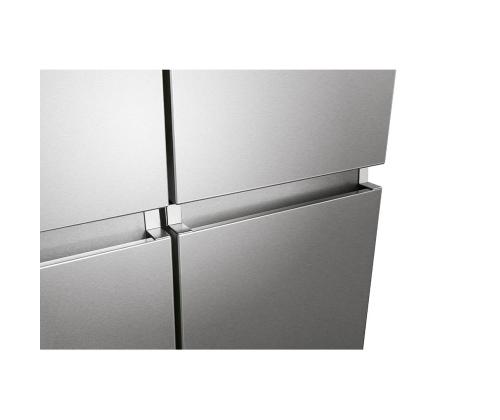 Hisense, Total No Frost, 609 L, kõrgus 179 cm, roostevaba teras - SBS-Külmik