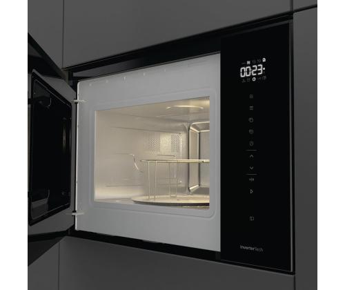 Hisense, 25 L, 1450 W, must - Integreeritav mikrolaineahi grilliga