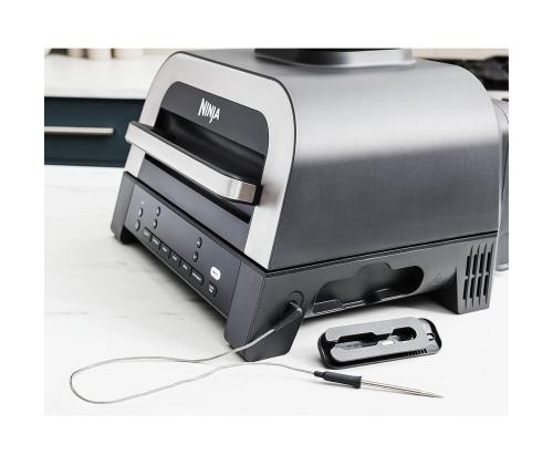 Ninja 6-in-1 MAX, 1760 W, must/hõbedane - Grill ja kuumaõhufritüür