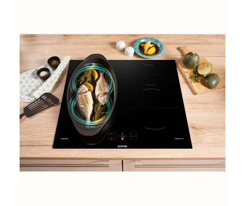Gorenje, laius 59,5 cm, raamita, must - Integreeritav induktsioonpliidiplaat