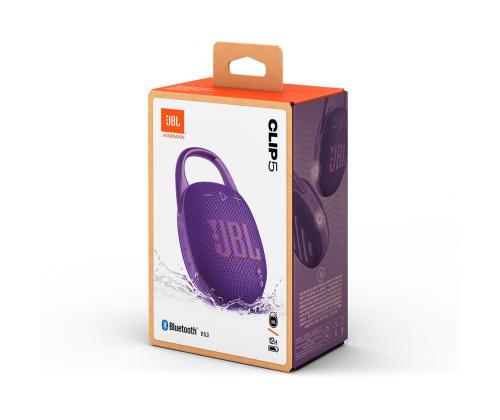 JBL Clip 5, lilla - Kaasaskantav juhtmevaba kõlar