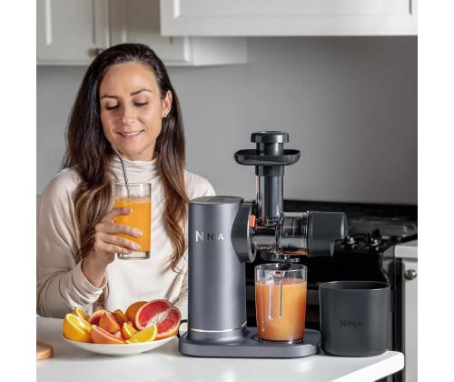 Ninja NeverClog, 150 W, hall - Külmpress-mahlapress