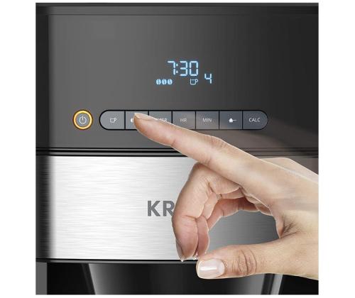 Krups Grind & Brew, 1.25 L, must - Filterkohvimasin veskiga