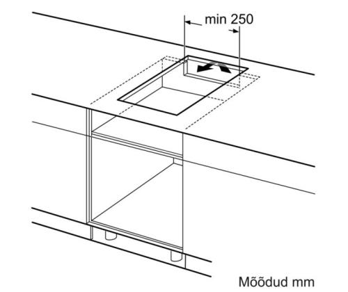 Bosch seeria 6, laius 30,6 cm, terasraamiga, must - Integreeritav induktsioonpliidiplaat
