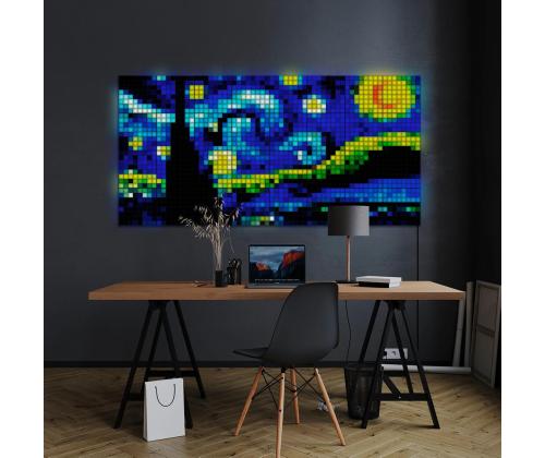 Twinkly Squares, 3 paneeli, IP20, laienduskomplekt, must - Nutikad valguspaneelid