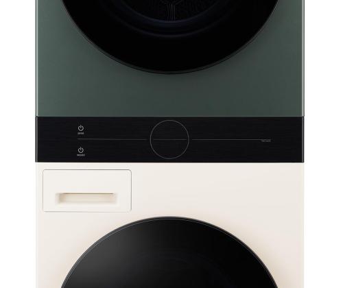 LG, 12 kg + 10 kg, sügavus 66 cm, 1400 p/min, beež/roheline - Pesumasin + Pesukuivati