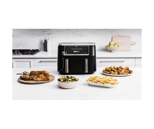 Ninja Foodi MAX Dual Zone, toidutermomeetriga, 9.5 L, 2470 W, must - Kuumaõhufritüür