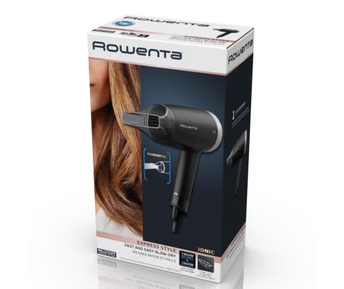 Rowenta Express Style, 1900 Effiwatti, must - Föön