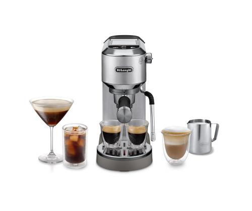 DeLonghi Dedica Duo, hõbedane - Manuaalne espressomasin