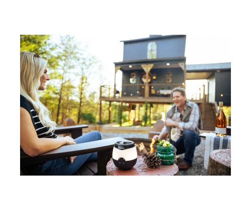 Thermacell, must/valge - Akutoitel sääsepeletaja miljöövalgusega