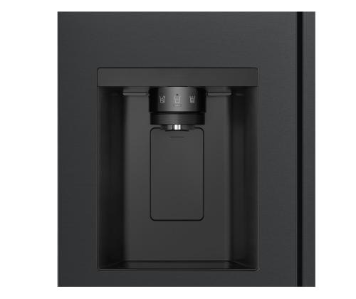 LG, Water & Ice Dispenser, 641 L, kõrgus 179 cm, must - SBS-Külmik