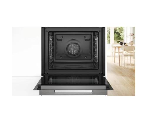Bosch Seeria 8, 71 L, pürolüütiline puhastus, must - Integreeritav ahi