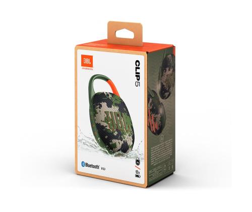 JBL Clip 5, kamuflaaž - Kaasaskantav juhtmevaba kõlar