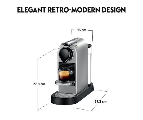 Krups Nespresso Citiz, hõbedane - Kapselkohvimasin