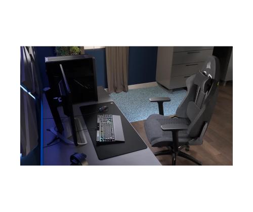 Corsair TC100 Relaxed Fabric, must/hall - Mänguritool