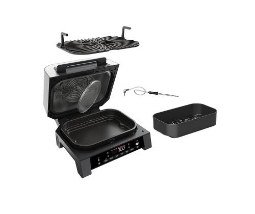 Ninja 6-in-1 MAX, 1760 W, must/hõbedane - Grill ja kuumaõhufritüür