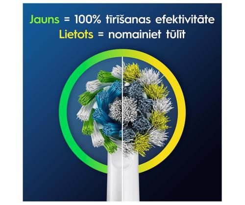 Braun Oral-B Cross Action Pro, 2 tk, valge - Varuharjad