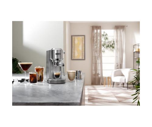 DeLonghi Dedica Duo, hõbedane - Manuaalne espressomasin