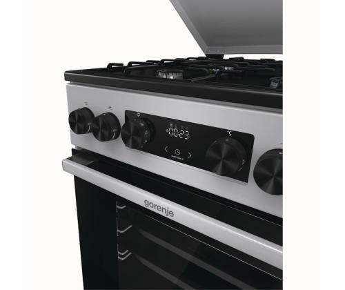 Gorenje, 70 L, laius 50 cm, hall - Gaasipliit elektriahjuga