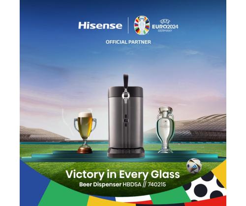 Hisense, 5 L, tumehall - Õlledispenser