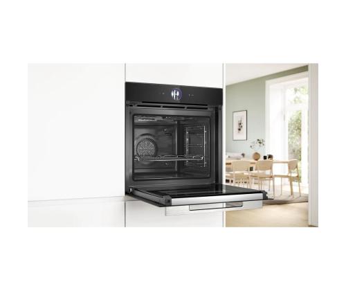 Bosch Seeria 8, 71 L, pürolüütiline puhastus, must - Integreeritav ahi