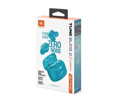JBL Tune Buds 2, türkiis - Täisjuhtmevabad kõrvaklapid