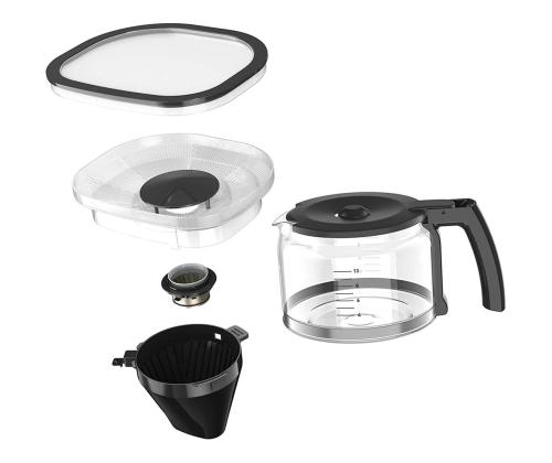 Krups Grind & Brew, 1.25 L, must - Filterkohvimasin veskiga