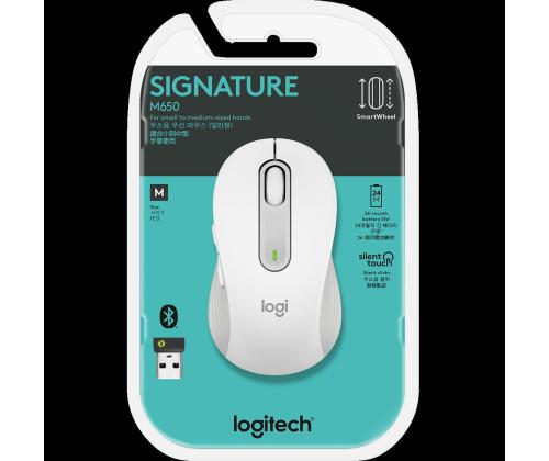 Logitech Signature M650, valge - Juhtmevaba hiir