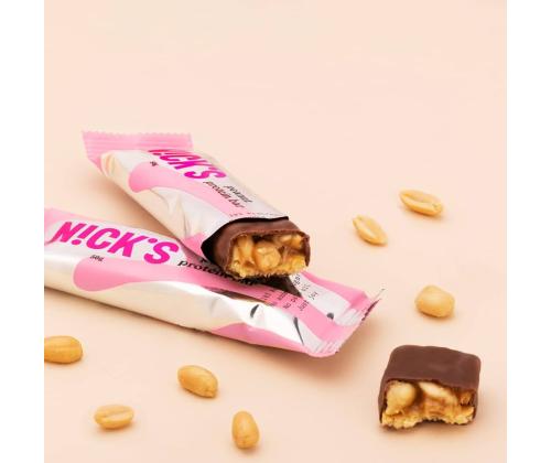 Šokolaad NICKS Soolapähkli proteiinibatoon, Salty Peanut 50g